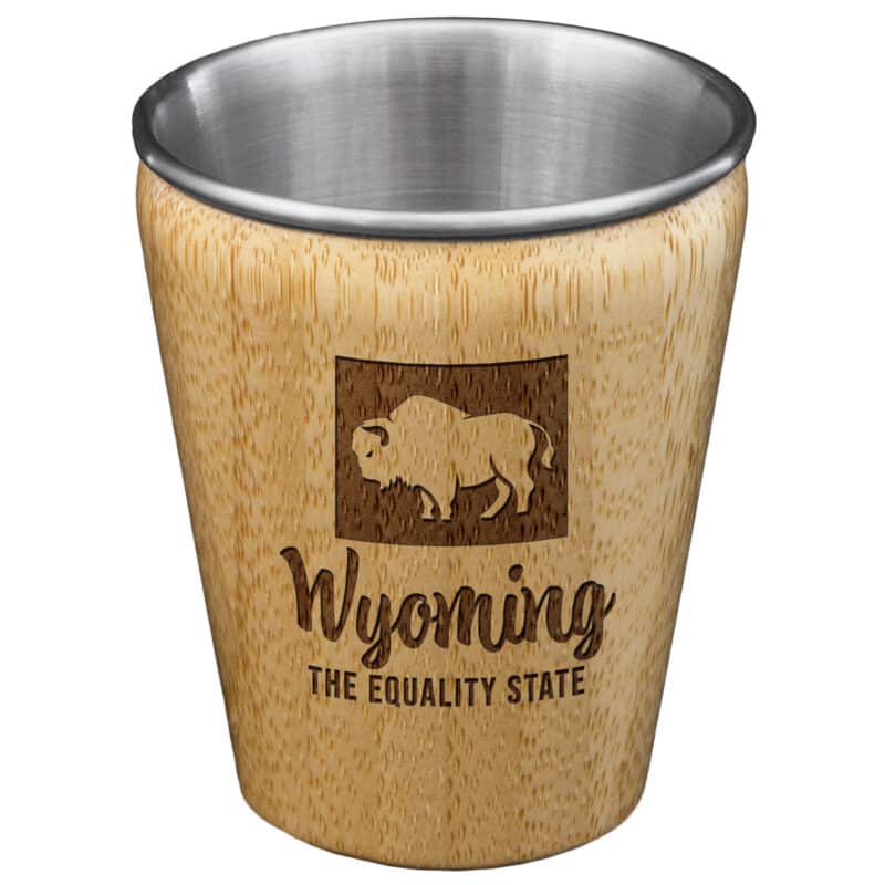 Custom Wyoming State Shot Glass