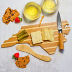 Custom North Carolina Charcuterie Board with Spreader Knife Gift Set - 4