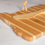 Custom Oregon Charcuterie Board with Spreader Knife Gift Set - 4