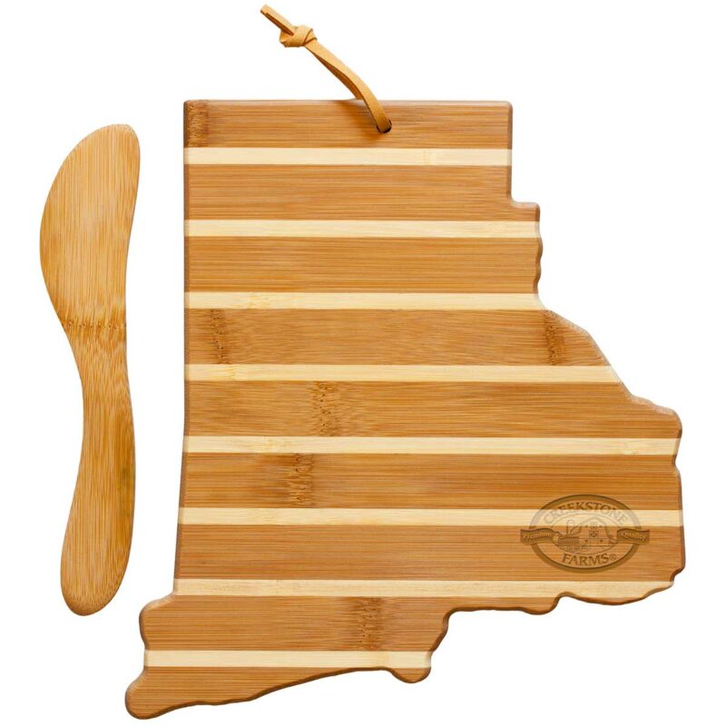 Rhode-Island-Charcuterie-Board-with-Spreader-Knife-Gift-Set-20-7159 Custom Rhode Island Charcuterie Board with Spreader Knife Gift Set