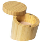Custom Bamboo Angled Salt Cellar - 1