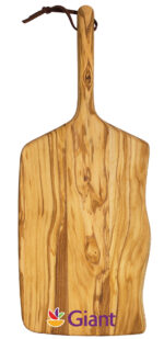Custom Rock & Branch® Olive Wood Cutting & Serving Board W/Handle