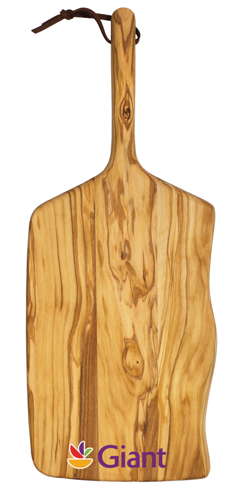Custom Rock & Branch® Olive Wood Cutting & Serving Board W/Handle