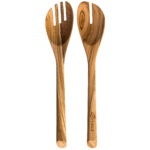 Custom Rock & Branch® Olive Wood Salad Serving Set
