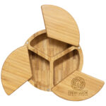 Custom Trio Bamboo Salt Box